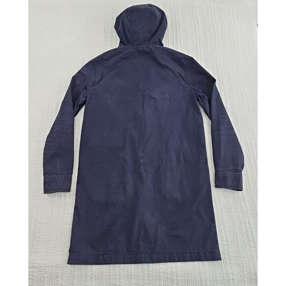 DB Supply Coat Adult Men's Size Small Navy Blue Chore Coat Hoodie EUC Long - Picture 2 of 15